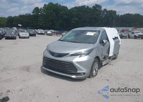 2025 Toyota Sienna Xle из США, поврежденный, VIN 5TDJRKEC9SS255609